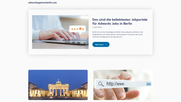 Website Screenshot: GOAABE Google AdWords Agentur Berlin - adwordsagenturberlin.com - Eine weitere WordPress-Website - Date: 2023-06-16 10:10:34