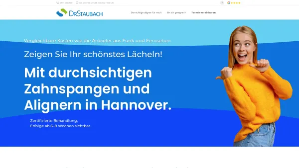 Website Screenshot: invisalign Hannover - invisalign Hannover Zahnschienen | Zahnkorrektur v. Zahnarzt - Date: 2023-06-20 10:41:13