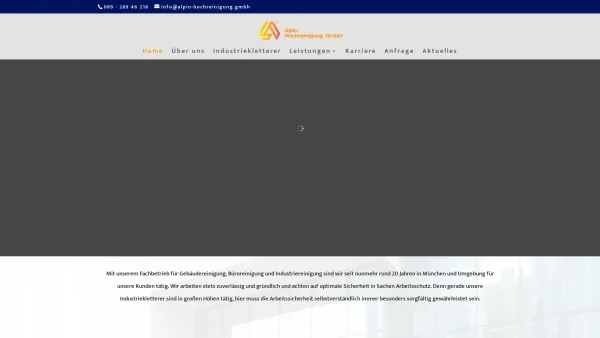 Website Screenshot: Alpin Hochreinigung GmbH - Industriekletterer | Alpin-Hochreinigung GmbH | Münchens - Date: 2023-06-20 10:41:13