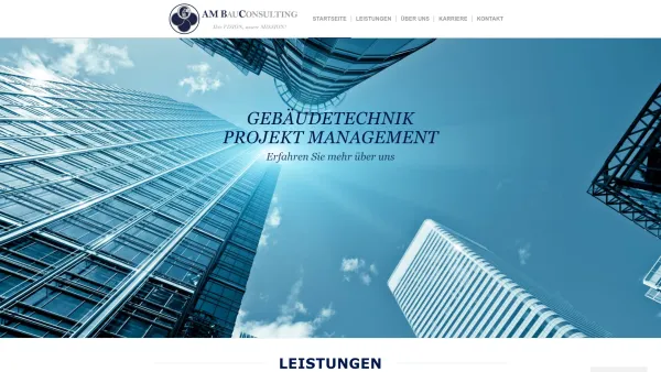 Website Screenshot: Am Bauconsulting - AM BauConsulting GmbH - Date: 2023-06-20 10:41:13