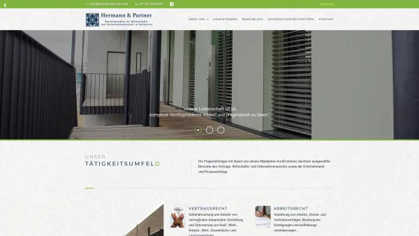 Website Screenshot: Rechtsanwälte Hermann & Partner - Anwalt Heilbronn - Kanzlei Hermann & Partner - Date: 2023-06-16 10:10:34