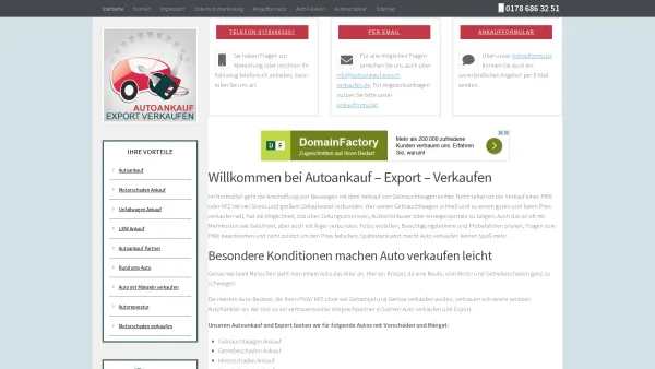 Website Screenshot: Autoankauf  Export  Verkaufen - Autoankauf und Export - Verkaufen Sie Ihr Auto bei uns! - Date: 2023-06-20 10:41:16
