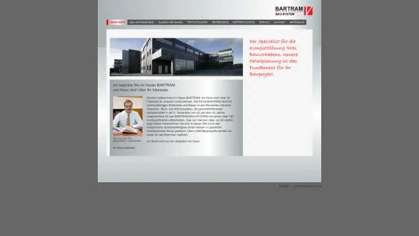 Website Screenshot: Dipl.-Ing. Fr. Bartram GmbH & Co. KG - BARTRAM-BAU-SYSTEM - Date: 2023-06-16 10:10:34