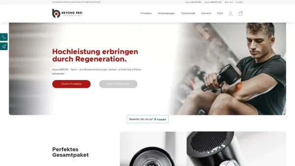 Website Screenshot: biolitec Vista GmbH - High Energy LED | beyondRED® - Date: 2023-06-20 10:41:16