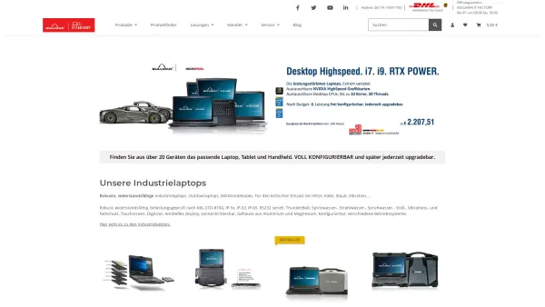 Website Screenshot: Bullman GmbH. & Co.KG - Outdoor, Industrie & Büro Notebooks - Bullman - Date: 2023-06-16 10:10:34