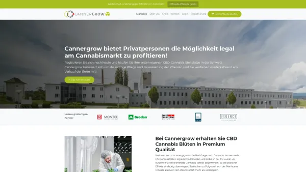 Website Screenshot: Cannergrow - Cannergrow - Ihre eigene Cannabis Pflanze - Cannerald - Date: 2023-06-20 10:41:19