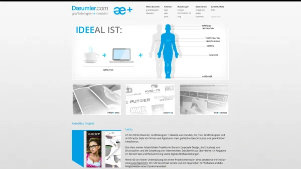 Website Screenshot: Daeumler Grafikdesigner + Ideealist - daeumler.com Grafikdesigner - Date: 2023-06-16 10:10:34