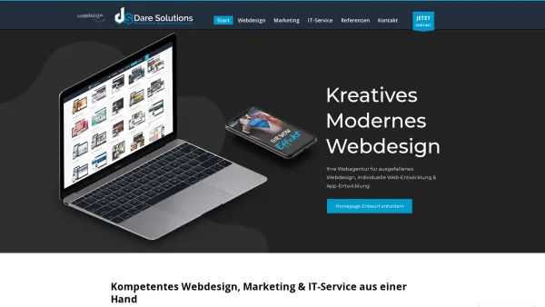 Website Screenshot: Dare Solutions GbR - Dare Solutions » Agentur für Webdesign, Marketing & IT-Service - Date: 2023-06-16 10:10:34