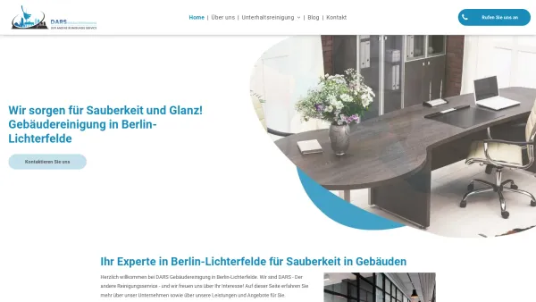 Website Screenshot: DARS Gebäudereinigung Der andere ReinigungsService - Grundreinigung | Berlin-Lichterfelde| DARS Gebäudereinigung - Date: 2023-06-20 10:41:19