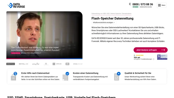 Website Screenshot: flashspeicher.net Jens Mayer - Flash-Speicher Datenrettung mit DATA REVERSE® - Date: 2023-06-16 10:10:34