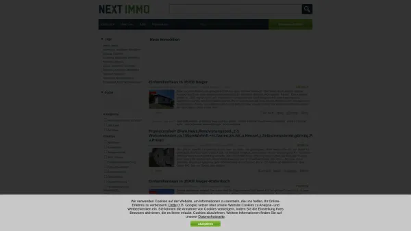 Website Screenshot: Next-Immo - NEXT-IMMO Immobilien in Deutschland zum Kaufen und Mieten - Date: 2023-06-16 10:10:34