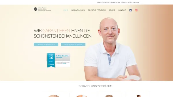 Website Screenshot: Dr. Mirko Przybilski - Plastische & Ästhetische Chirurgie Frankfurt - Dr.Przybilski - Date: 2023-06-16 10:10:34