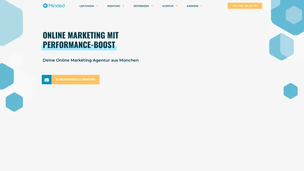 Website Screenshot: eMinded GmbH - eMinded: Deine Online Marketing Agentur aus München - Date: 2023-06-20 10:41:22