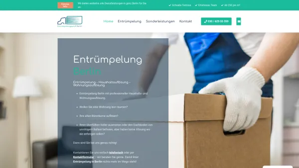 Website Screenshot: Mustafa Entruempelung - Entrümpelung Berlin - Haushaltauflösung - Wohnungsauflösung - Date: 2023-06-16 10:10:37
