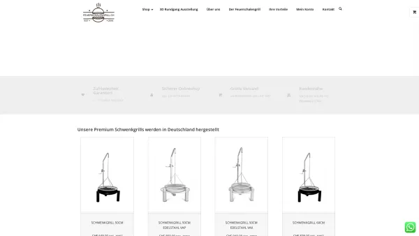 Website Screenshot: Zogg Solutions GmbH - feuerschalengrill.ch | Ihr lokaler Barbecue und Grillprofi in der Schweiz - Date: 2023-06-16 10:10:37