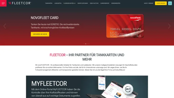 Website Screenshot: FleetCor Deutschland GmbH - Finanzdienstleister für Ihr Flottenmanagement – FLEETCOR Deutschland - Date: 2023-06-20 10:41:22
