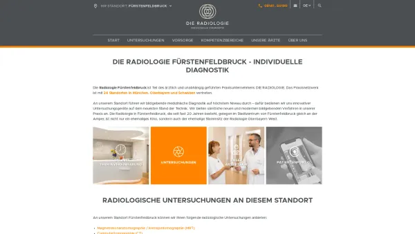 Website Screenshot: DIE RADIOLOGIE Fürstenfeldbruck - Radiologie Fürstenfeldbruck – DIE RADIOLOGIE Fürstenfeldbruck - Date: 2023-06-20 10:41:22