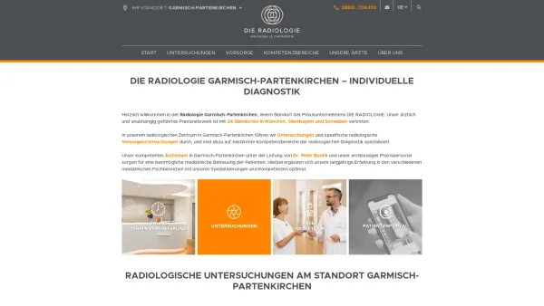 Website Screenshot: DIE RADIOLOGIE Garmisch-Partenkirchen - Radiologie Garmisch-Partenkirchen – DIE RADIOLOGIE Garmisch-Partenkirchen - Date: 2023-06-20 10:41:22