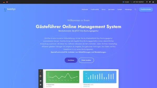Website Screenshot: Rhein Kultour & Touristik UG - GomSys - Tourbuchungslösung » Guide Online Management System - Date: 2023-06-20 10:41:25
