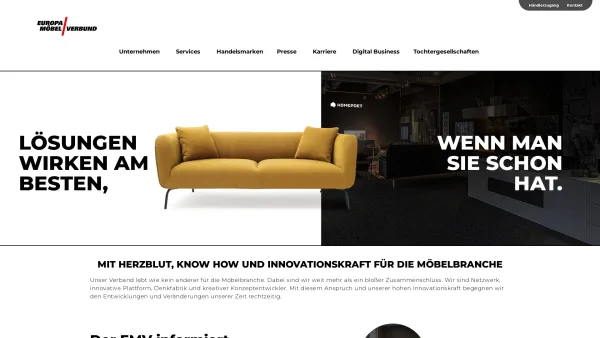 Website Screenshot: GRW Schöner Wohnen GmbH - Emverbund - Date: 2023-06-20 10:41:25