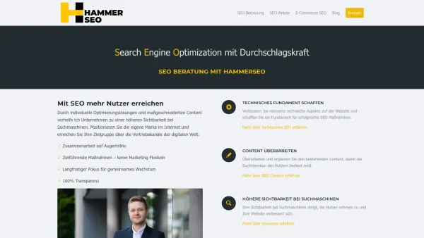 Website Screenshot: HammerSEO - SEO Beratung & Online Marketing | ? hammerseo.de - Date: 2023-06-20 10:41:25