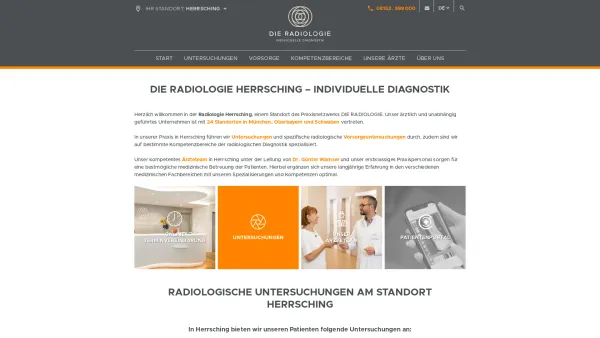 Website Screenshot: DIE RADIOLOGIE Herrsching - Radiologie Herrsching – DIE RADIOLOGIE Herrsching - Date: 2023-06-20 10:41:25