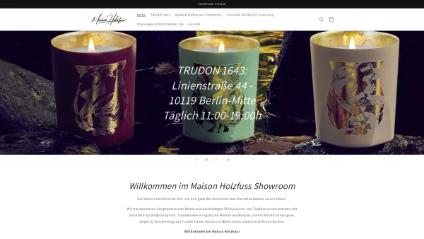 Website Screenshot: HOLZFUSS Hotels für Gruppen & Delegationen - Maison Holzfuss - Date: 2023-06-16 10:10:38