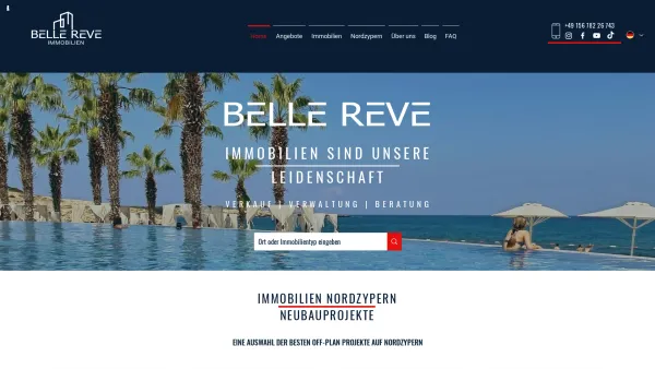 Website Screenshot: BelleReve Immobilien Aydin Rassol - Immobilien in Nordzypern günstig kaufen zum besten Preis - Date: 2023-06-20 10:41:25