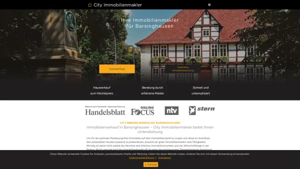 Website Screenshot: City Immobilienmakler GmbH Barsinghausen - City Immobilienmakler Barsinghausen - Date: 2023-06-20 10:41:25