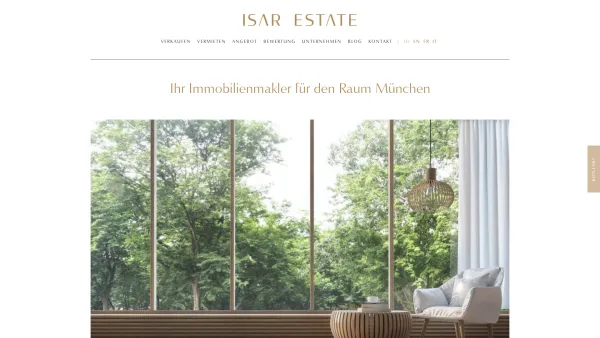 Website Screenshot: Isar Estate e.K. - Ihr Immobilienmakler in München │ Isar Estate - Date: 2023-06-20 10:41:28