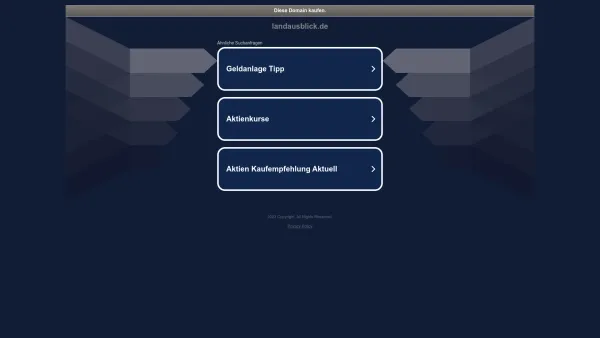 Website Screenshot: Landausblick - landausblick.de - Date: 2023-06-20 10:41:28