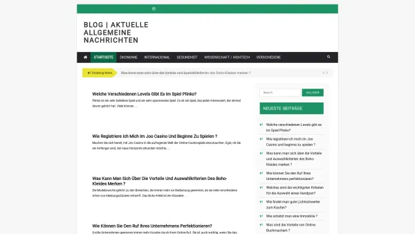 Website Screenshot: Lattenrost Tests - Blog | Aktuelle allgemeine Nachrichten - Date: 2023-06-20 10:41:28