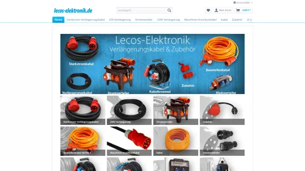Website Screenshot: Lightdesign & Elektronik - Lecos-Elektronik - Alles für die mobile Stromversorgung - Date: 2023-06-16 10:10:41