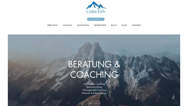 Website Screenshot: Lioba Eich - Coaching | Beratung, Coaching und Teamentwicklung - Lioba Eich | Berlin - Date: 2023-06-16 10:10:41