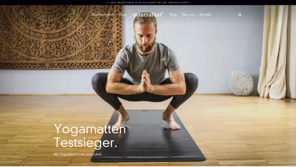 Website Screenshot: mantrafant GmbH - Yoga Zubehör und Utensilien von mantrafant - Date: 2023-06-20 10:41:31