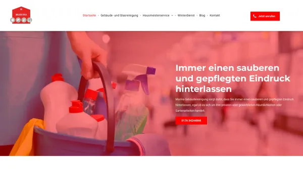 Website Screenshot: Marina - Effektive Glasreinigung | Fürth | Marina Gebäudereinigung - Date: 2023-06-20 10:41:30