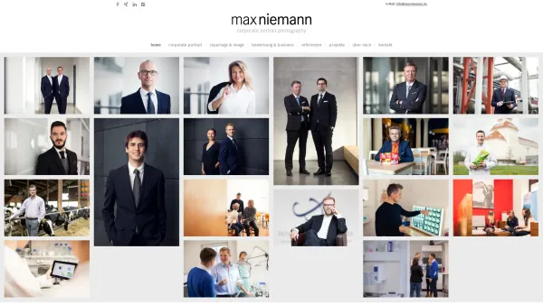 Website Screenshot: Fotograf Max Niemann - Max Niemann | Fotograf Leipzig | Business, Reportage, Portrait - Date: 2023-06-16 10:10:41