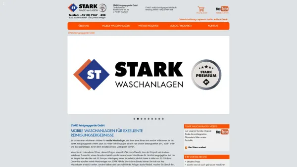 Website Screenshot: Stark Reinigungsgeräte GmbH Dankoltsweiler - Mobile Waschanlage Bürstenwaschanlage für LKW BUS Wohnmobil - Date: 2023-06-20 10:41:31