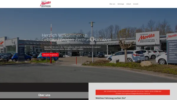 Website Screenshot: Moritz Gebrauchtwagen Hannover - Gebrauchte Autos vom Gebrauchtwagen Zentrum Hannover - Date: 2023-06-20 10:41:31