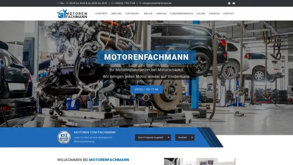 Website Screenshot: Motorenfachmann - Motorinstandsetzung | Motorenfachmann | Motorinstandsetzer - Date: 2023-06-20 10:41:31
