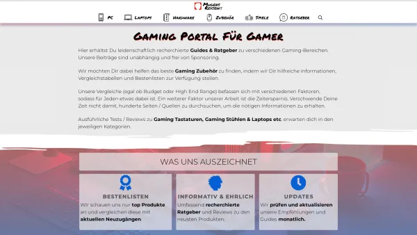Website Screenshot: Waal Viktor & Ilja Nazarenko GbR - Gaming Guides für PC- und Konsolenespieler | Mugens-Reviews - Date: 2023-06-20 10:41:31