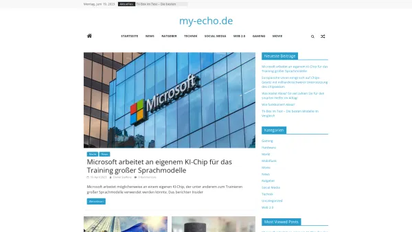 Website Screenshot: my-echo.de - my-echo.de - - Date: 2023-06-20 10:41:31