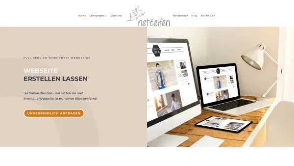 Website Screenshot: netzelfen Franziska Goebel - Webseite erstellen lassen | netzelfen.de - Date: 2023-06-20 10:41:33