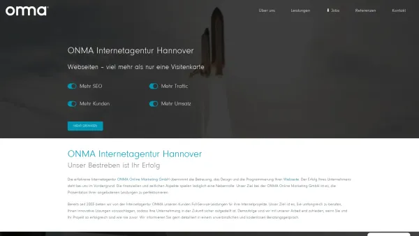 Website Screenshot: Internetagentur ONMA Online Marketing GmbH - Internetagentur-Hannover - Date: 2023-06-16 10:10:41