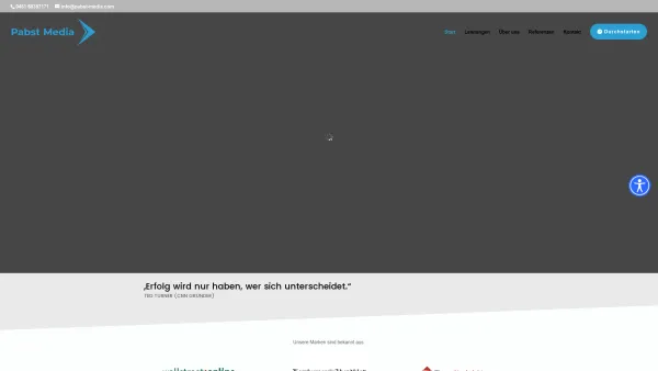 Website Screenshot: Pabst Media GmbH - Online Marketing Agentur & Webdesigner | Pabst Media - Date: 2023-06-20 10:41:33