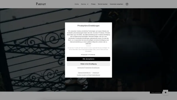 Website Screenshot: Parfait Frankfurt - Startseite - Parfait Room - Date: 2023-06-20 10:41:33