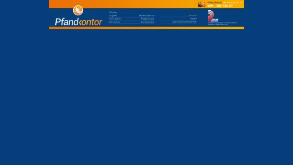 Website Screenshot: Pfandkontor - Pfandkontor - Date: 2023-06-16 10:10:41