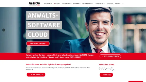 Website Screenshot: RA-MICRO Köln - Kanzleisoftware für Anwälte von Anwälten I RA-MICRO Köln - Date: 2023-06-20 10:41:36