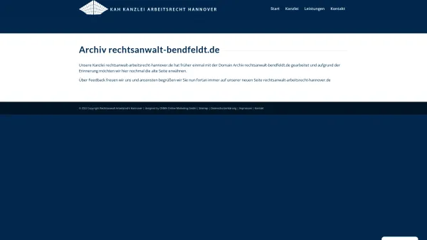 Website Screenshot: Rechtsanwaltskanzlei Gesa Bendfeldt - Archiv rechtsanwalt-bendfeldt.de - Date: 2023-06-16 10:10:44