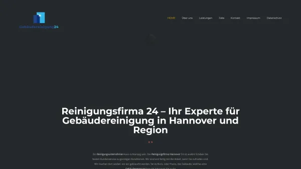 Website Screenshot: Reinigungsfirma Hannover - Reinigungsfirma Hannover die kompetente Gebäudereinigung - Date: 2023-06-16 10:10:44